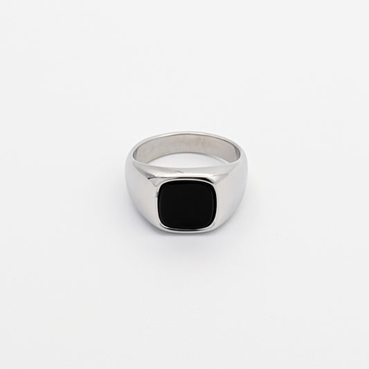 Black Stone Ring