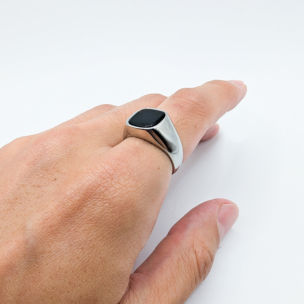 Black Stone Ring