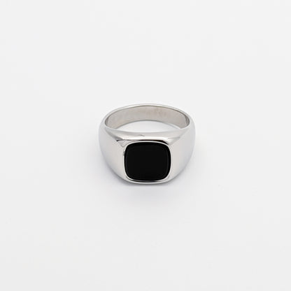 Black Stone Ring
