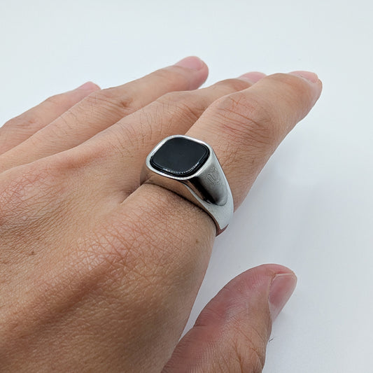 Black Stone Ring